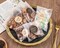 100 PACK Self Adhesive Cookie Bags Cellophane Treat Bags Thank You Candy Bags for Gift Giving with Stickers(White Polka Dot,4x4 INCH)